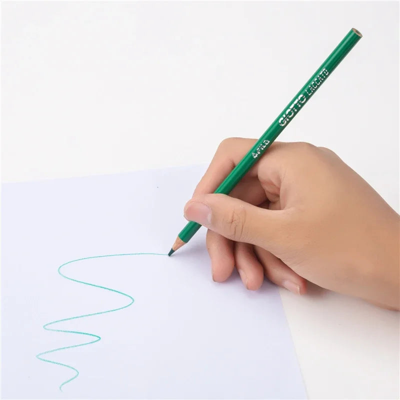 24 Pieces/Box Wooden Colored Pencils Kawaii Children Drawings Non-toxic Art Round Pencil for Students School Supplies