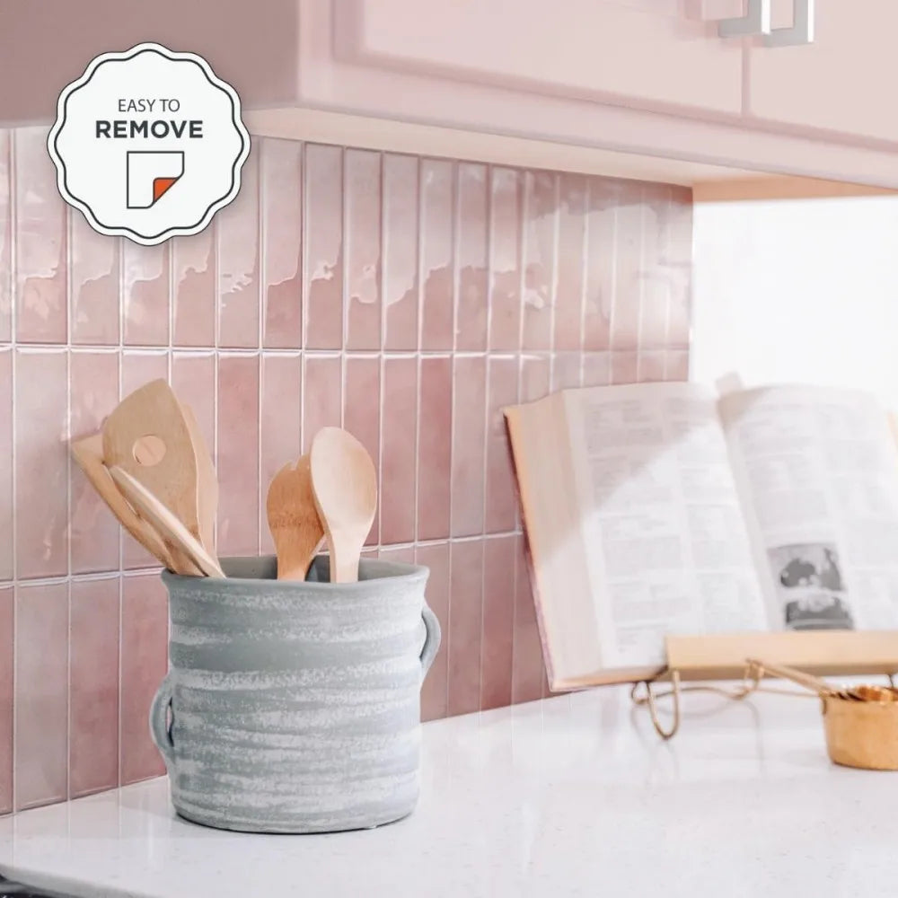 5/10/20pcs Self-Adhesive Wall Tile Stickers, Heat Resistant Peel AndStick Kitchen Backsplash, Waterproof Wall Tile Stickers