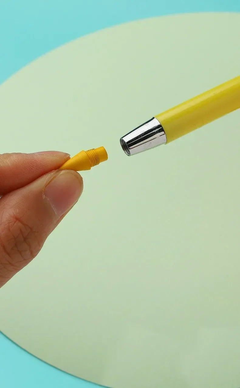 12 Pcs Set Infinity Pencils Multicolor Eternity Pencils No Ink with Eraser Pen School Stationery Drawing Pens Art Supplies