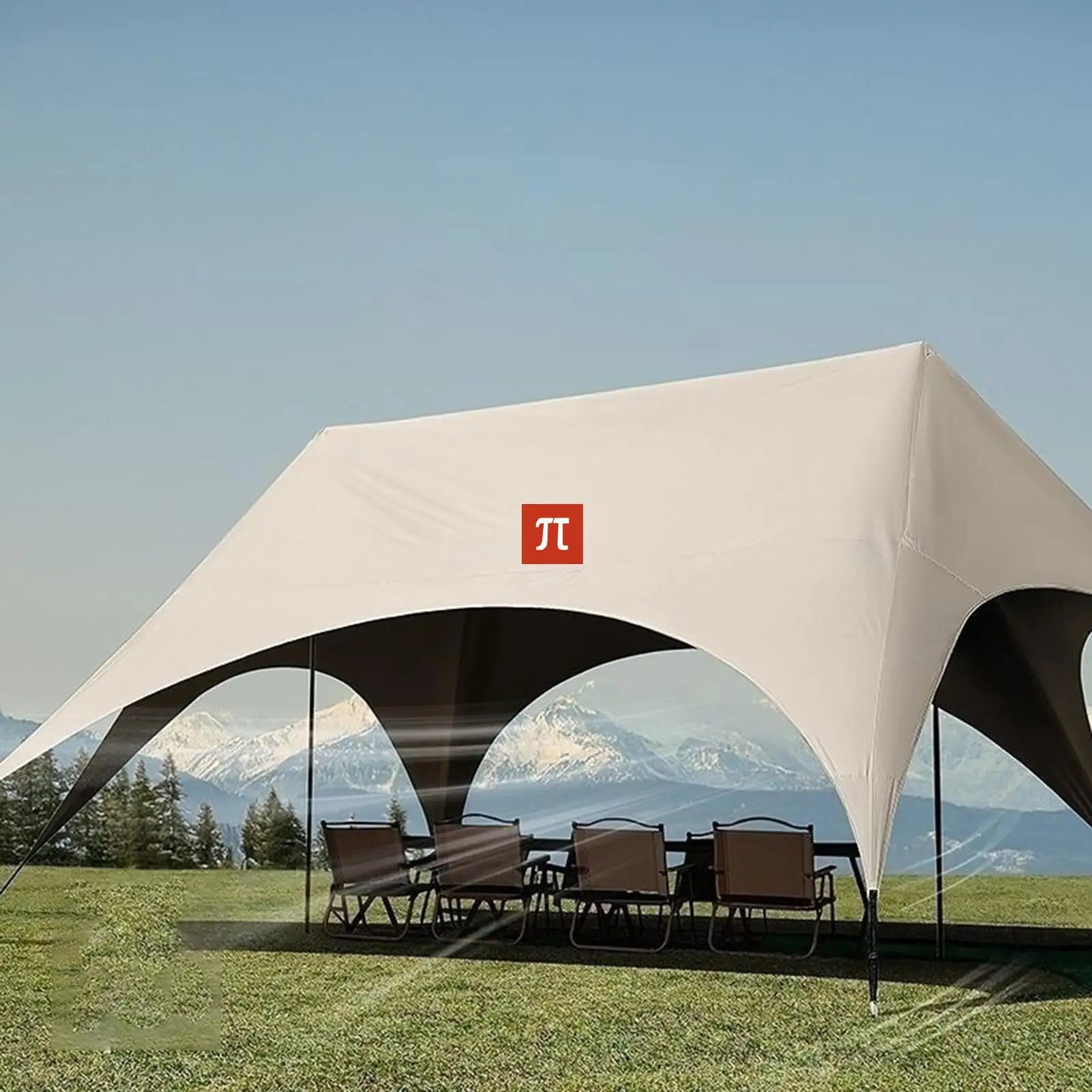 Gazebo Esagonale Pieghevole – Tenda da Campeggio Impermeabile Anti-UV per Picnic e Giardino