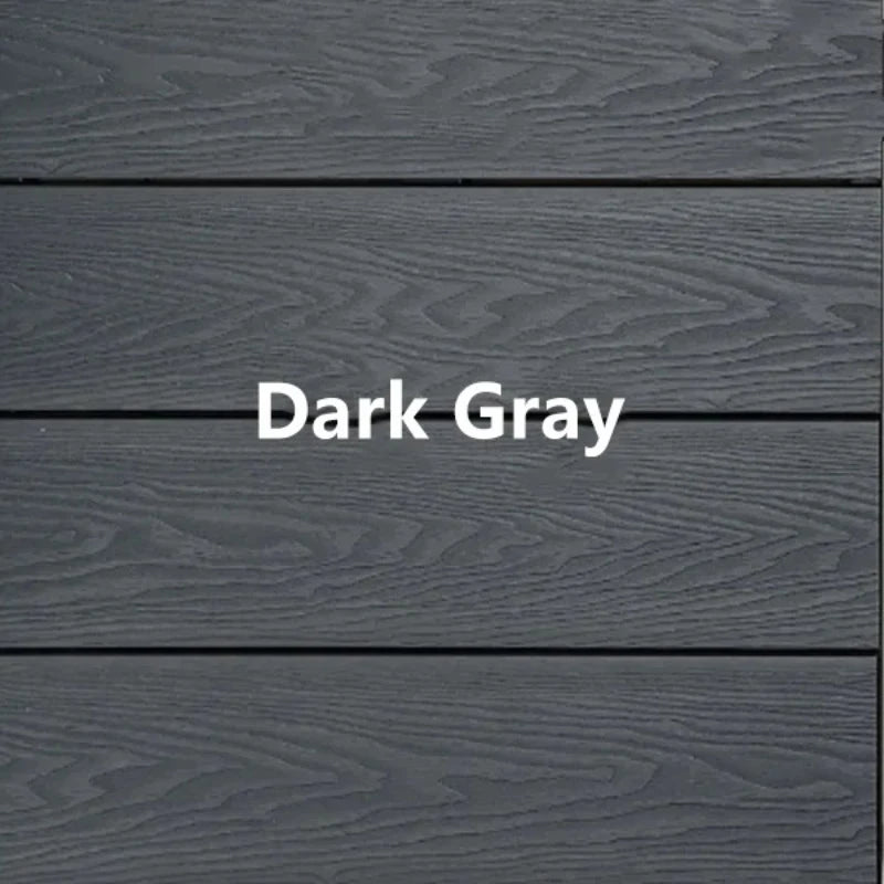 3 items DIY outdoor wood-plastic floor,Wood-plastic composite wood-plastic pavement floor engineering wooden floor is easy