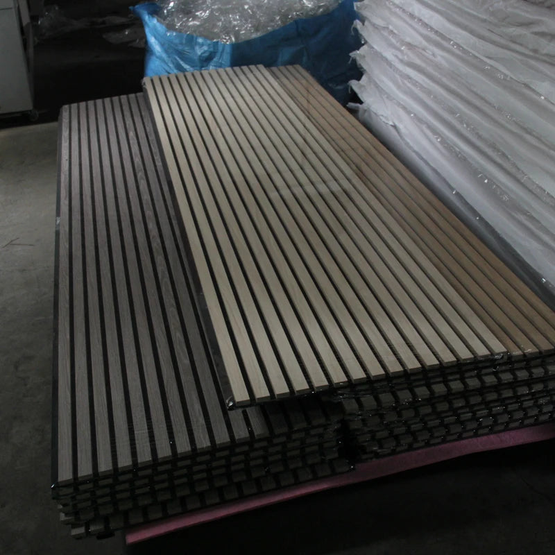 Oak surface polyester fiber sound insulation wall panel sound insulation board wood board