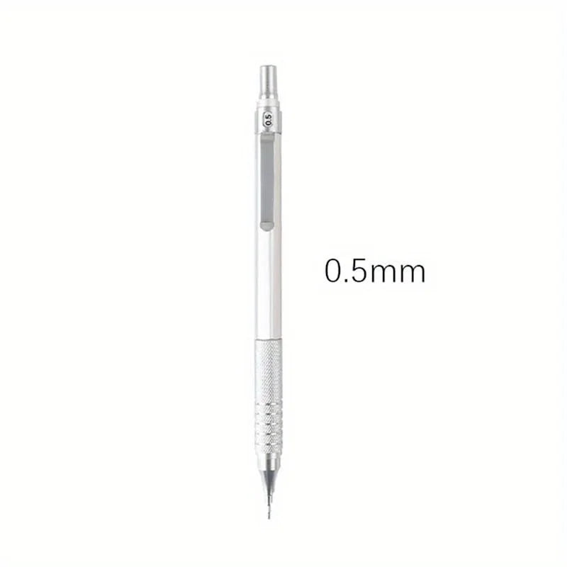 0.3/0.5/0.7/0.9/2.0mm Mechanical Pencil Low Center of Gravity Metal Drawing Special Pencil Office Write Art Supplies for School