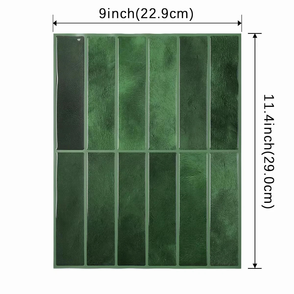 5/10/20pcs Self-Adhesive Wall Tile Stickers, Heat Resistant Peel AndStick Kitchen Backsplash, Waterproof Wall Tile Stickers