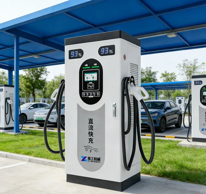 2026 Factory New Products Double Gun 120kw 380v DC Charging Pile Fast Charging Station Electric Vehicle Charging Pile Sale