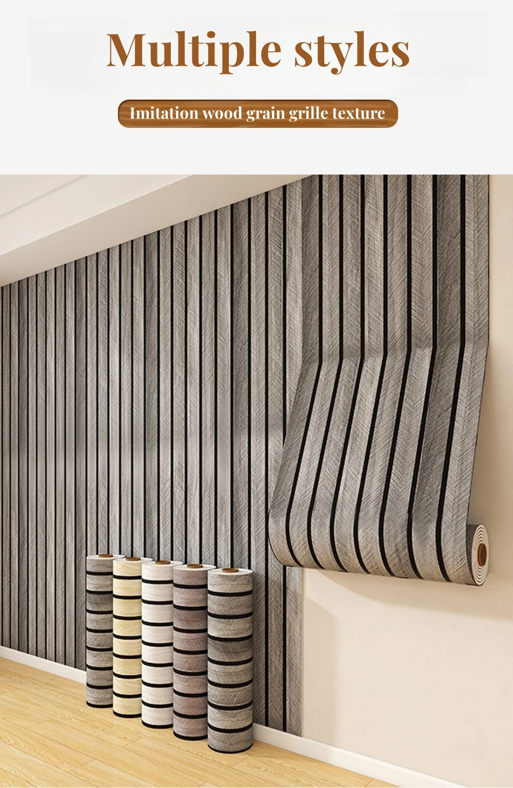 3/5/10M Imitation Grille Self Adhesive Wallpaper for Bedroom Walls Foam Peel and Stick Wallpapers Contact Paper Wall Stickers