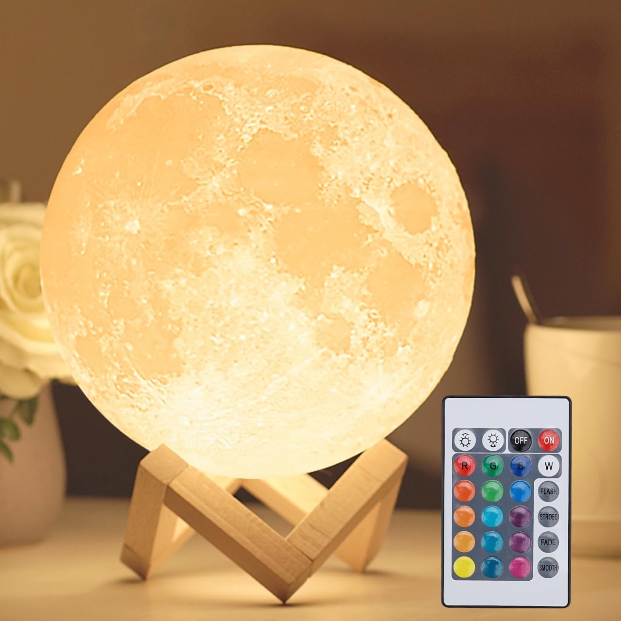 LAMPADA ILLUMINAZIONE ZEN MOON LED 16 COLORI